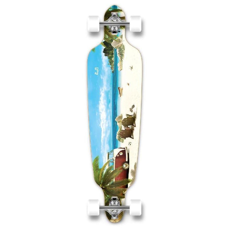 Punked Punked Drop Through Getaway Longboard Complete Complete