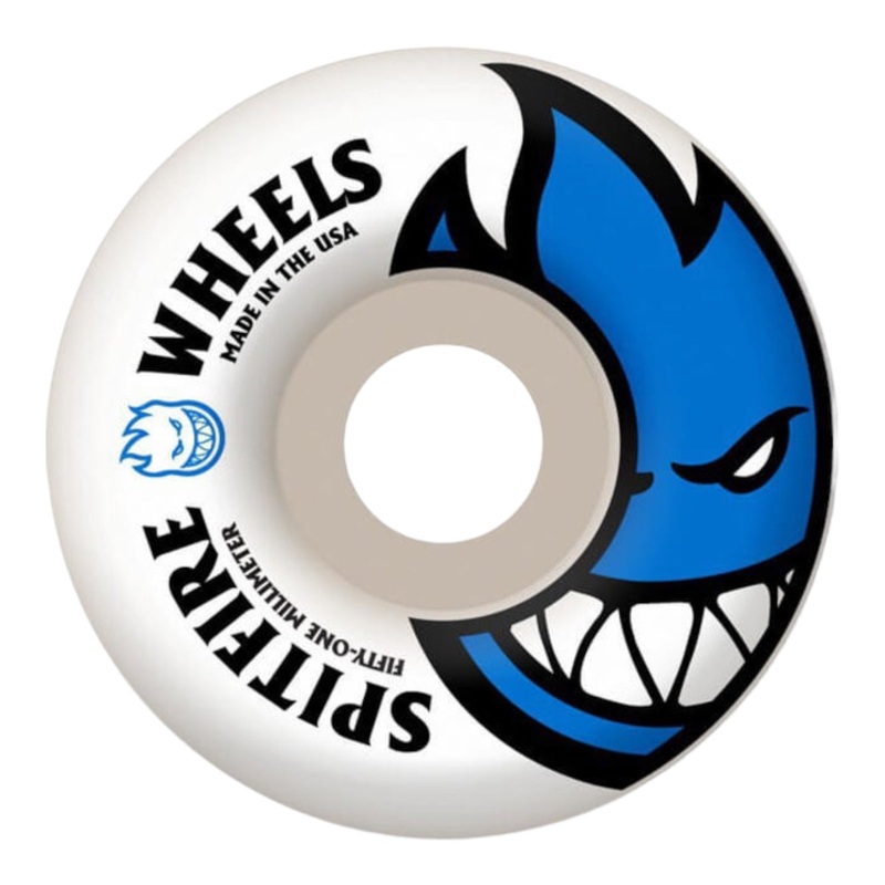 Spitfire Wheels Bighead Blue Skateboard Wheels 51mm 99a 51mm
