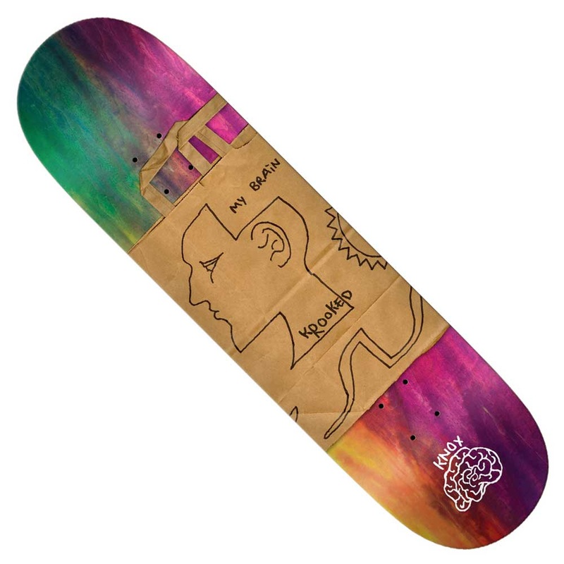 Tom’s Brain Knox 8.5×32 Krooked Skateboard Deck