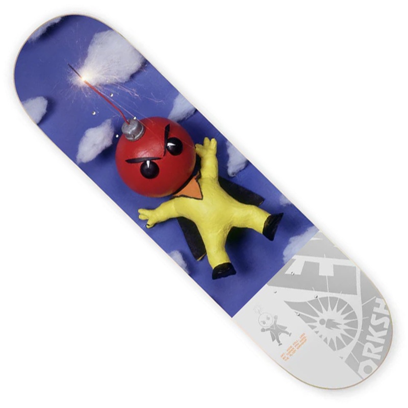 Alien Workshop Bomb Man KTC Mache Quickslick Deck Multicolor 7.875 x 31.5 WB:14