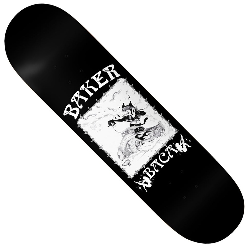 Baker Sammy Baca Skate Creep B2 Deck Black 8.25 x 32.25 WB:14.25
