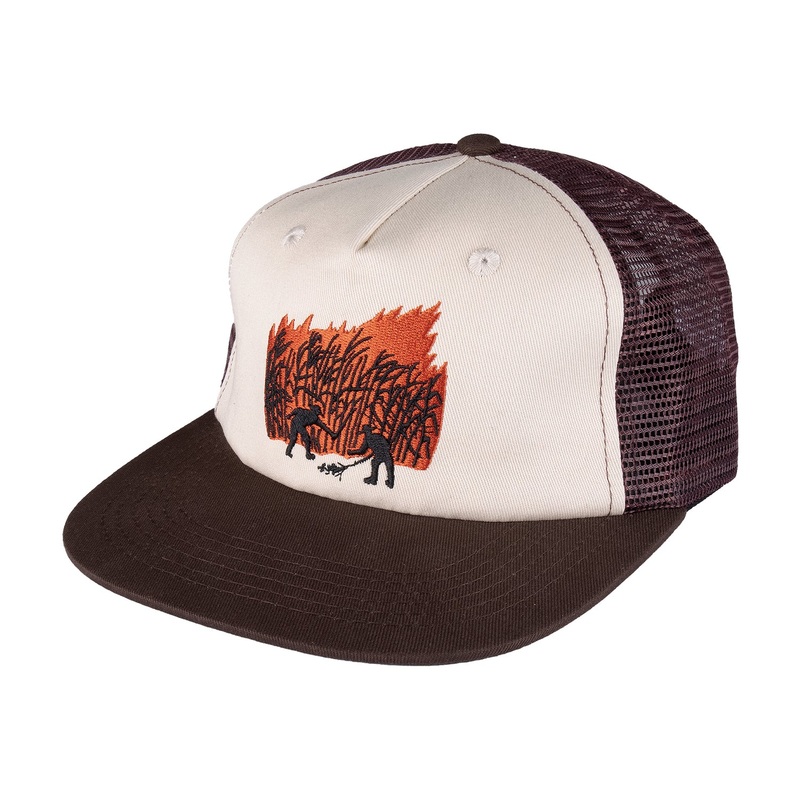 Brush Fire Workers Trucker Cap (Chocolate/Off White)