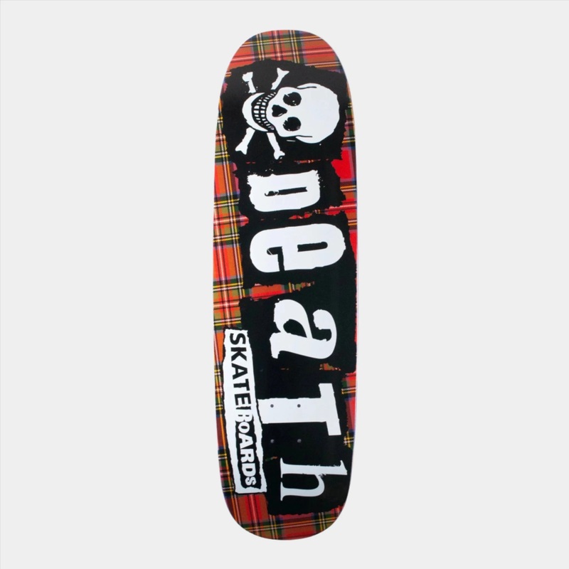 Death Punk Tartan Hybrid Deck – 8.9″ 8.9″