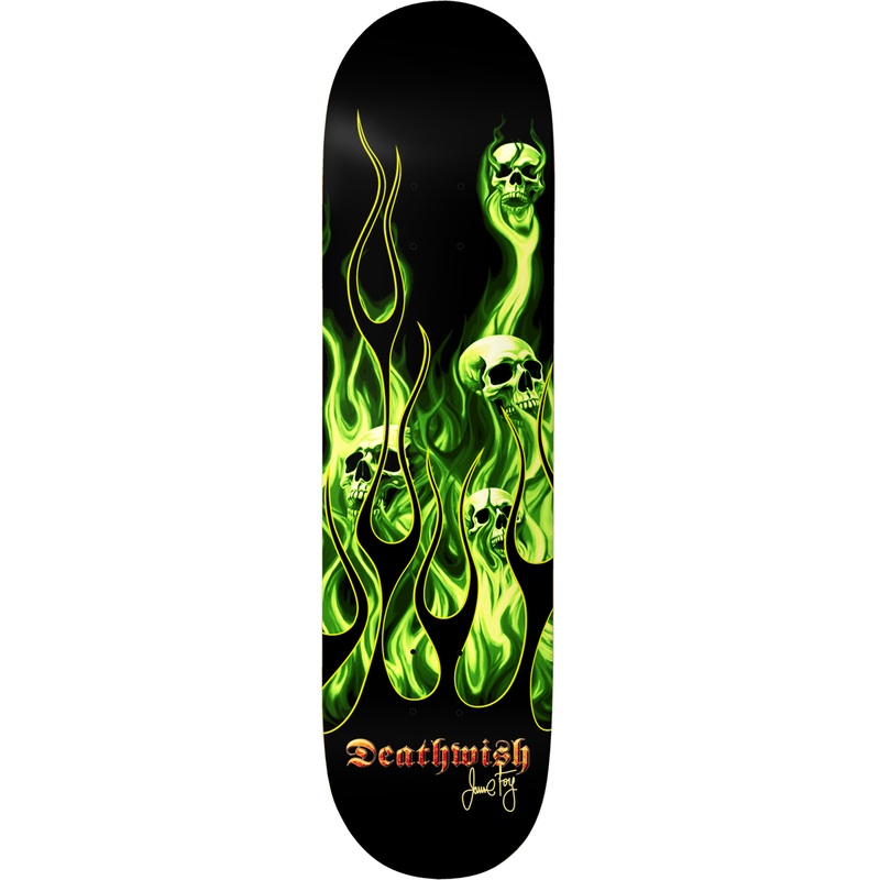 Deathwish Jamie Foy Ammonia Burn 8.38″ Skateboard Deck