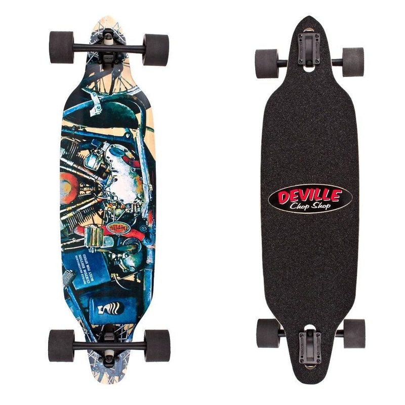 Deville Bobber 36″ Drop Through Longboard Complete