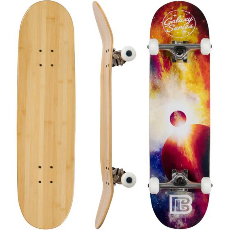 Eclipse Graphic Bamboo Skateboard Limited Deck Only 7.75″