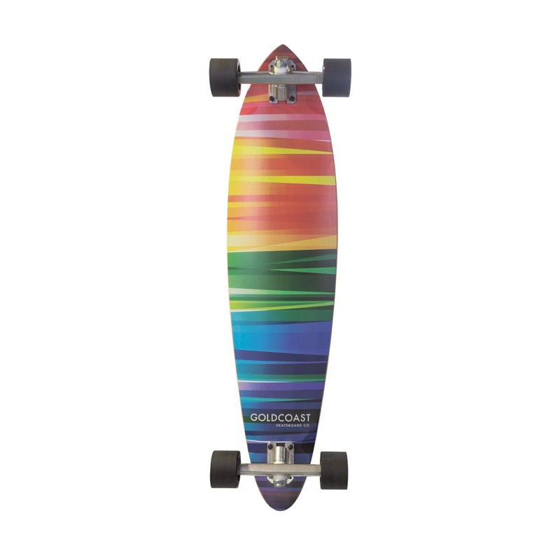 Goldcoast Rainbow 37.75″ Pintail Longboard Complete