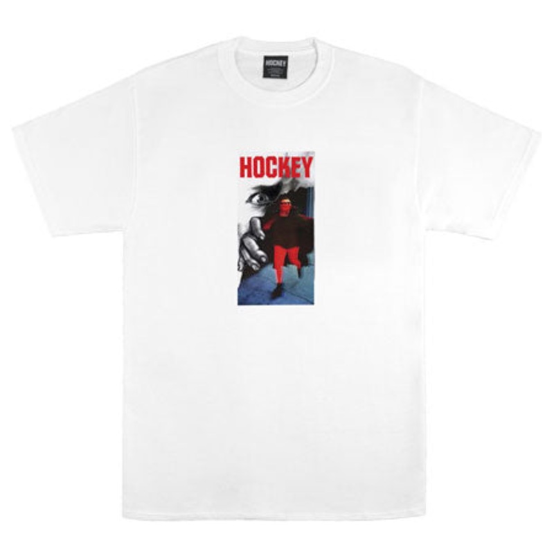 Hockey One Eye T Shirt White Extra Large