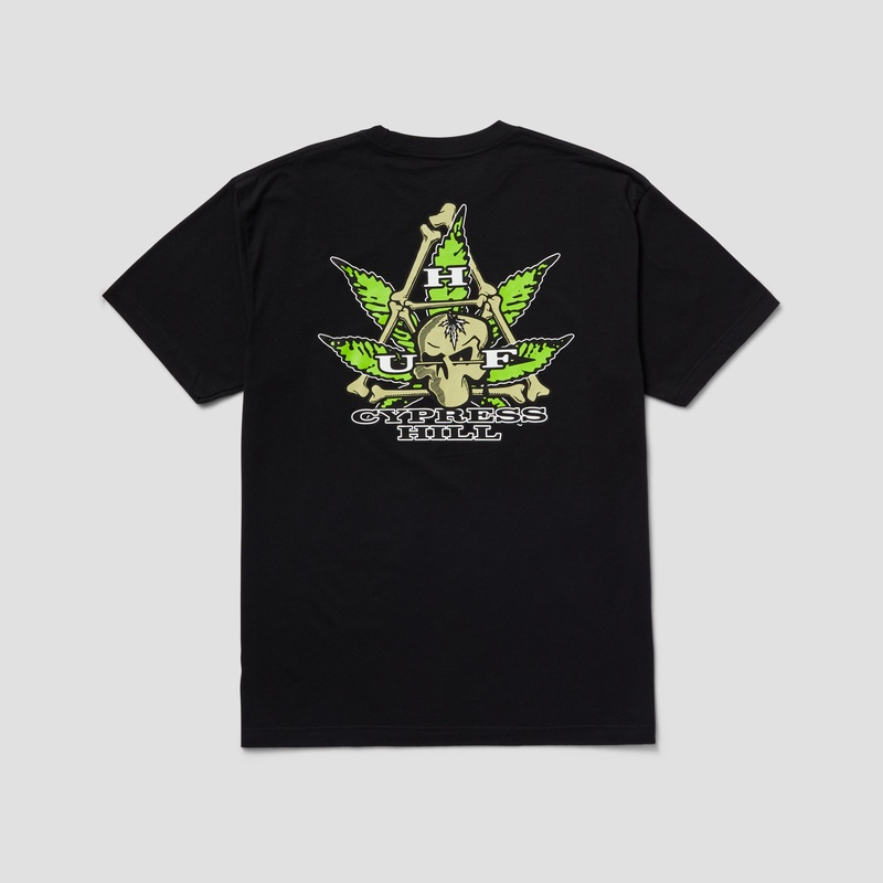Huf x Cypress Hill Cypress Triangle T-Shirt Black Small