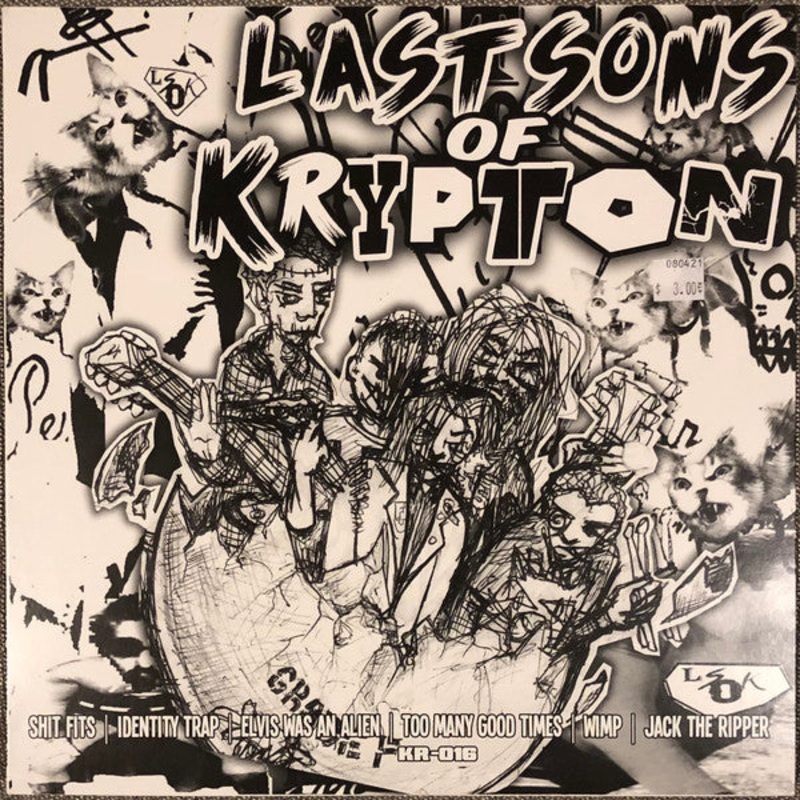 Last Sons Of Krypton / Rev. Norb And The Onions – Split Green Color Vinyl LP Record *USED 2015 RELEASE*