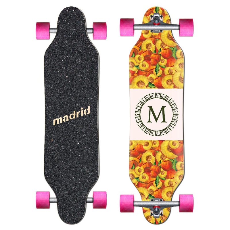 Madrid Weezer 36″ Peaches Top Mount Symmetrical Longboard Complete