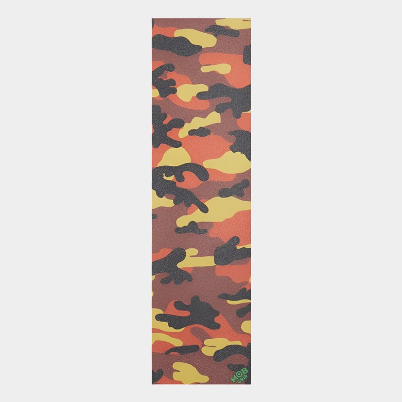 Mob 33 x 9″ Griptape Sheet Camo – Brown