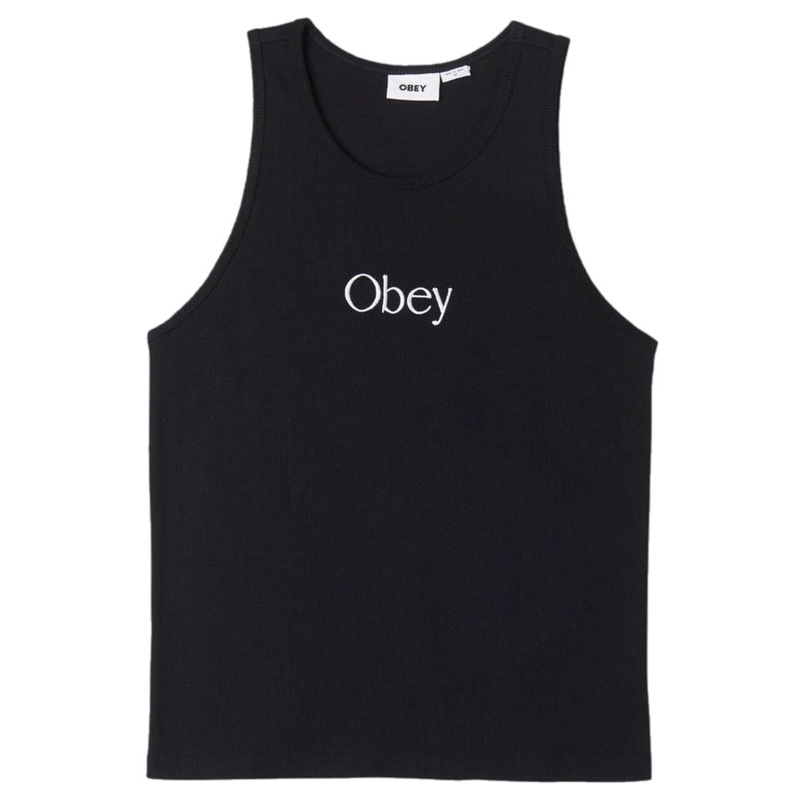 OBEY ROSEMONT TANK TOP S Black