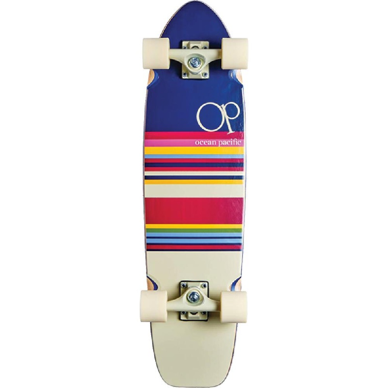 Ocean Pacific Swell Navy/White 31″ Cruiser Longboard Complete