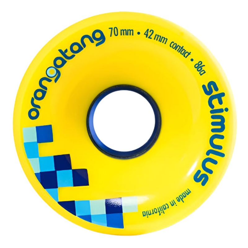 Orangatang Stimulus Wheels Yellow 70MM 86A 70mm