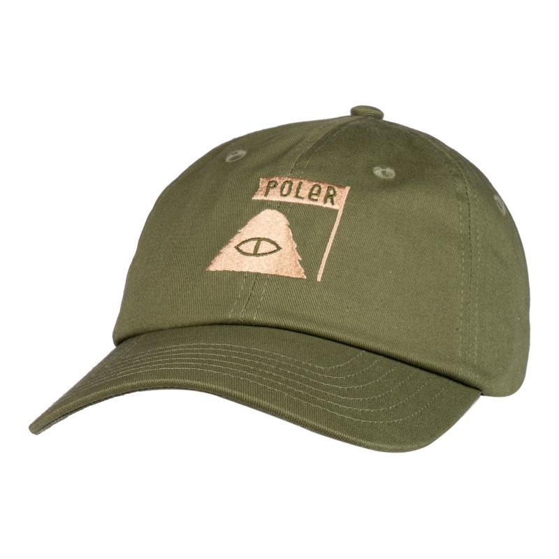 Poler Summit Dad Hat Olive