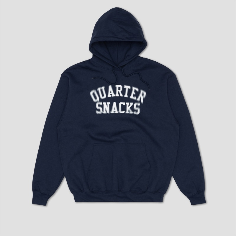 Quartersnacks Motion Arch Logo Hood Navy Medium