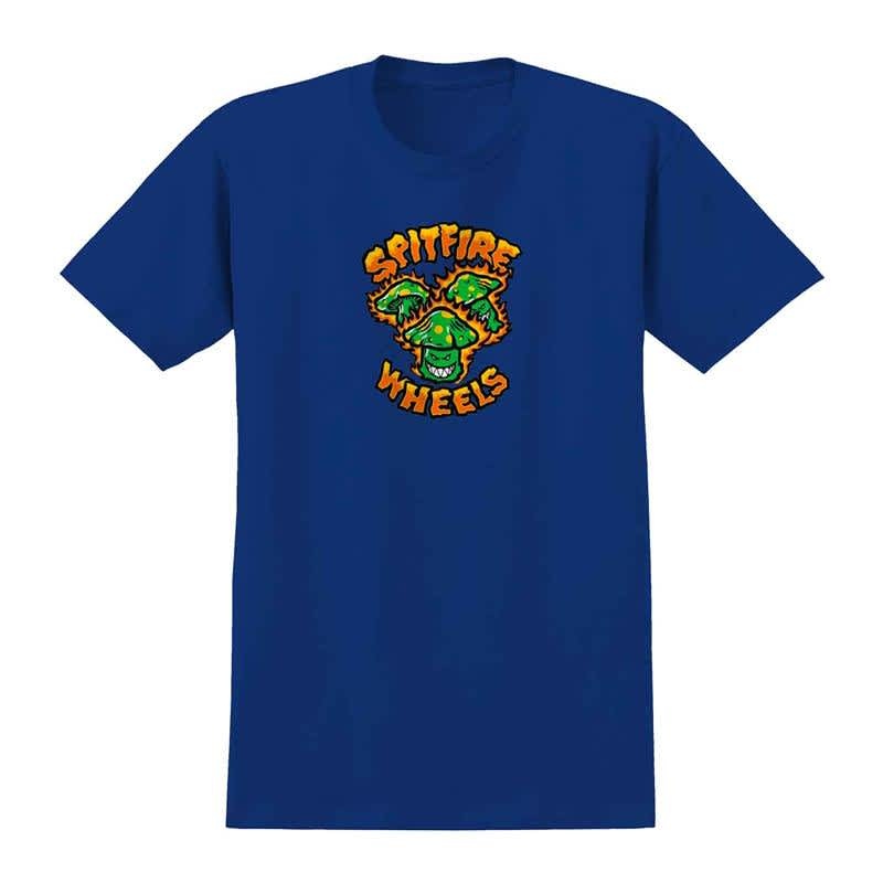 Spitfire Toxic Shrooms T Shirt Royal Blue S