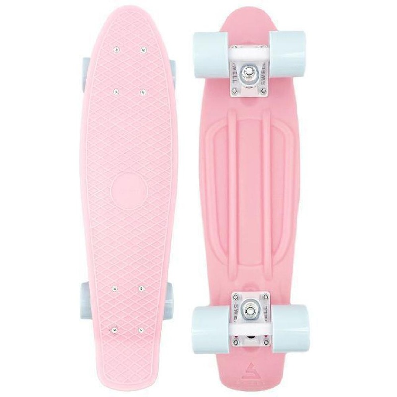 Swell 22″ Complete Coral Pink White mini Skateboard Complete