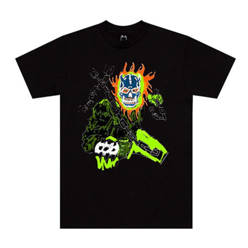 WKND Skateboards Final Boss T Shirt Black Extra Large