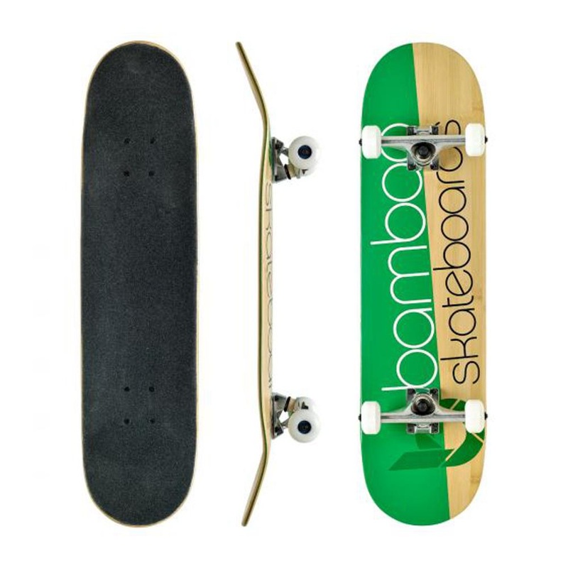 B-Logo Slash Graphic Bamboo Skateboard Deck Only 7.5″