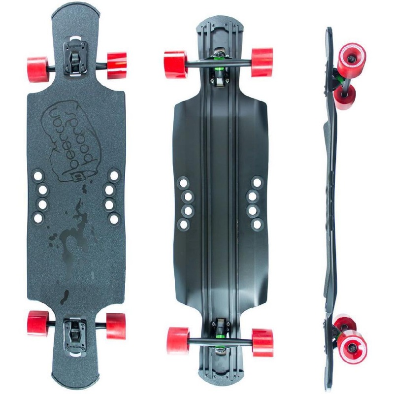 Beercan Black 40″ Kegger Drop Through Longboard Complete