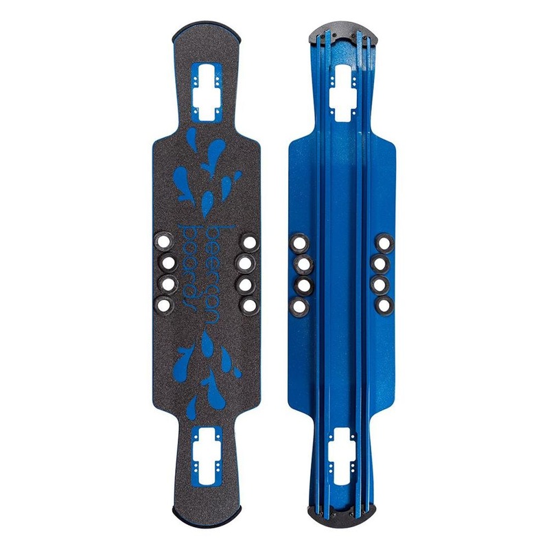Beercan Blue 37″ Kegger Lite Drop Through Longboard Deck Deck