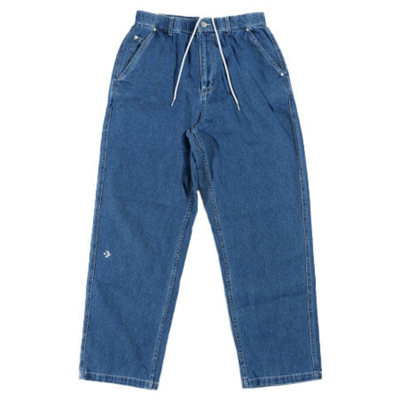 Converse Woven Denim Pants Light Stone Wash Small