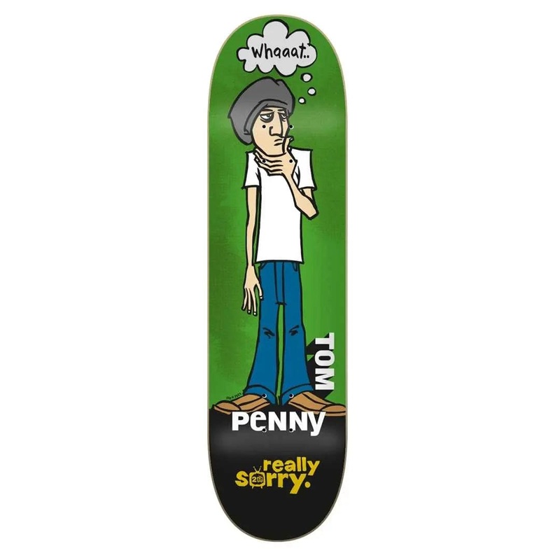 FLIP SKATEBOARDS REALLY SORRY 20th ANIV PENNY 8.25 DECK