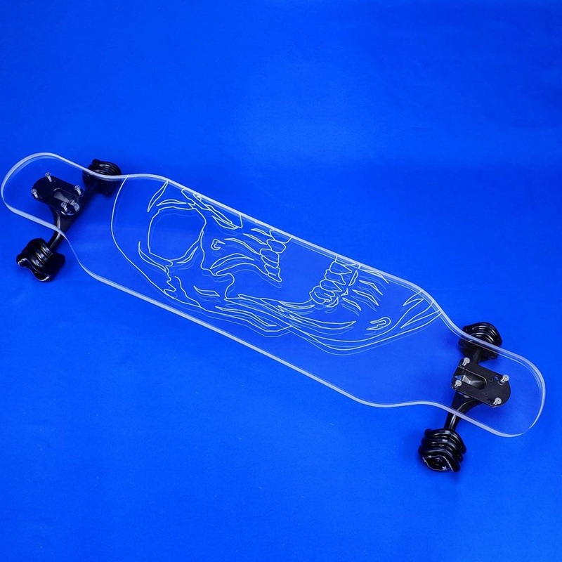 Ghost Skull Rider 40″ Platypus Symmetrical Longboard