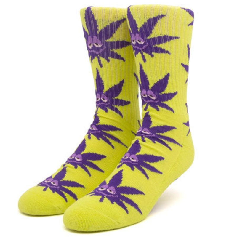 HUF Green Buddy Strains 2.0 Crew Socks Green One size fits all