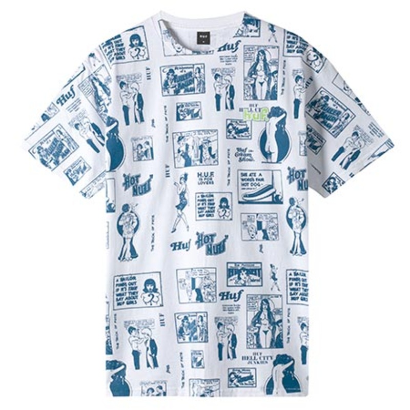HUF Tijuana Memories T Shirt White Large