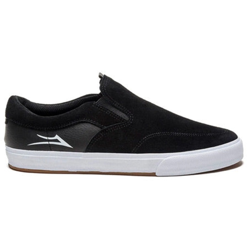 Lakai Owen VLK Slip-On Shoes Black Suede 4