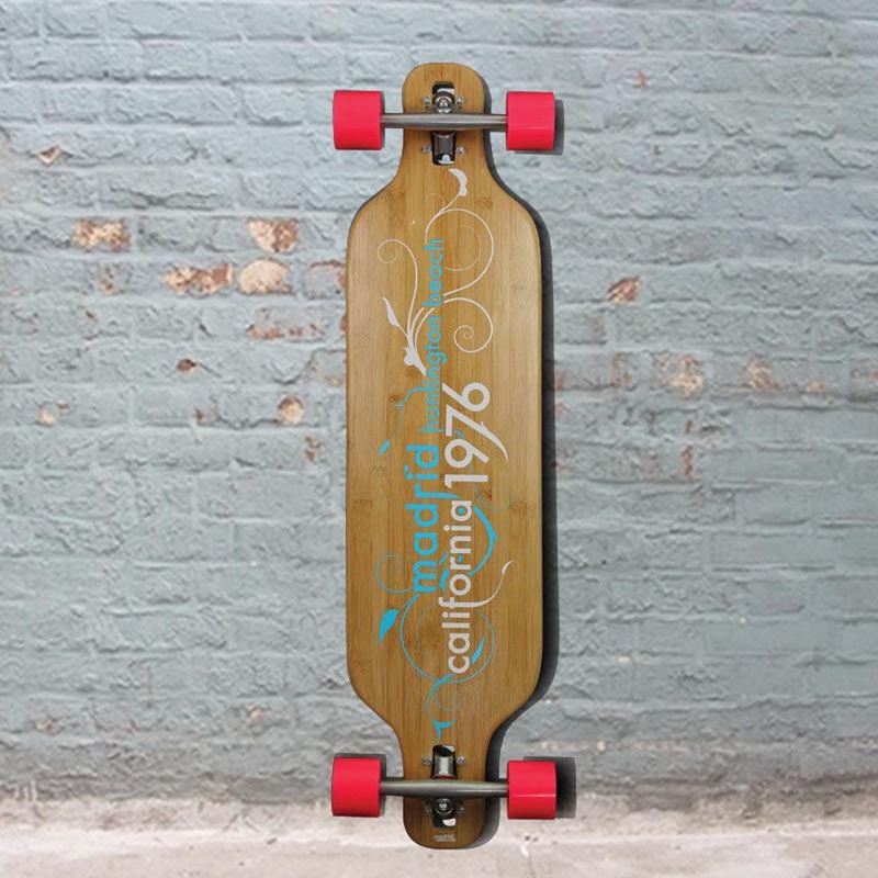 Madrid Vines Dream Drop Through 39″ Bamboo Longboard