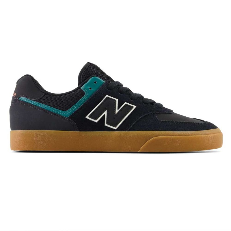 New Balance 574 Skate Shoes Vulc Black Vintage Teal 7 Black Vintage Teal