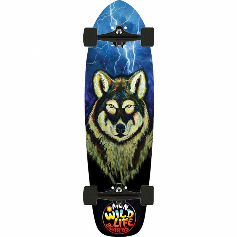 Omen Bolt Wolf 29″ Mini Cruiser Longboard Complete
