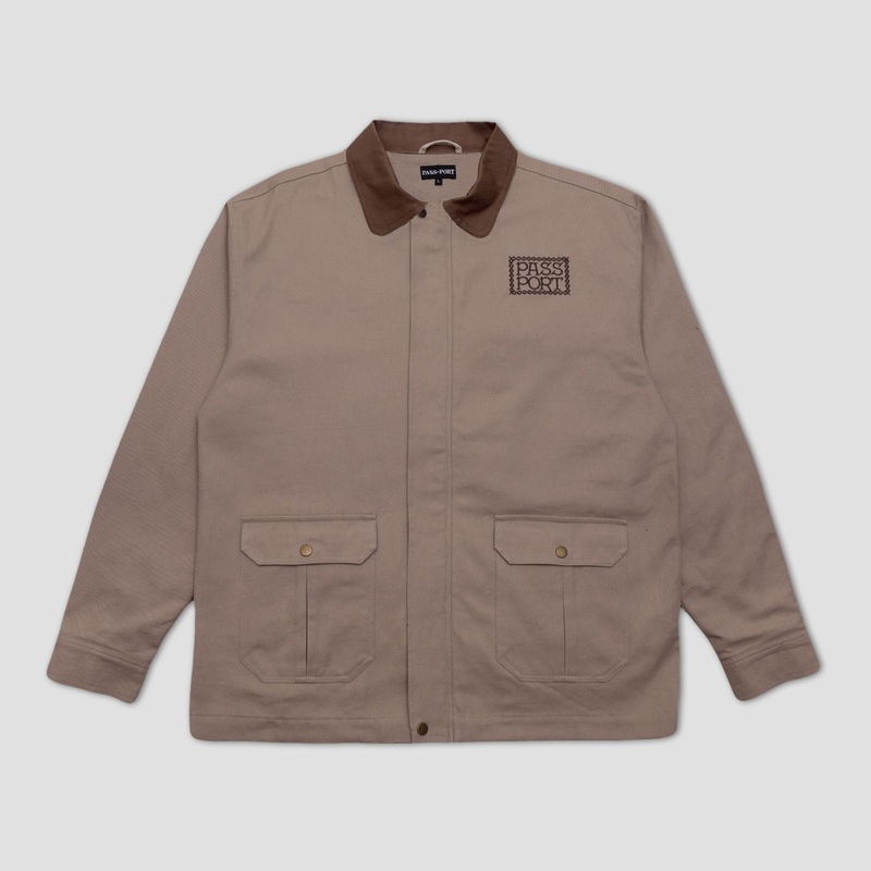 PassPort Invasive Logo Yard Jacket Khaki Small