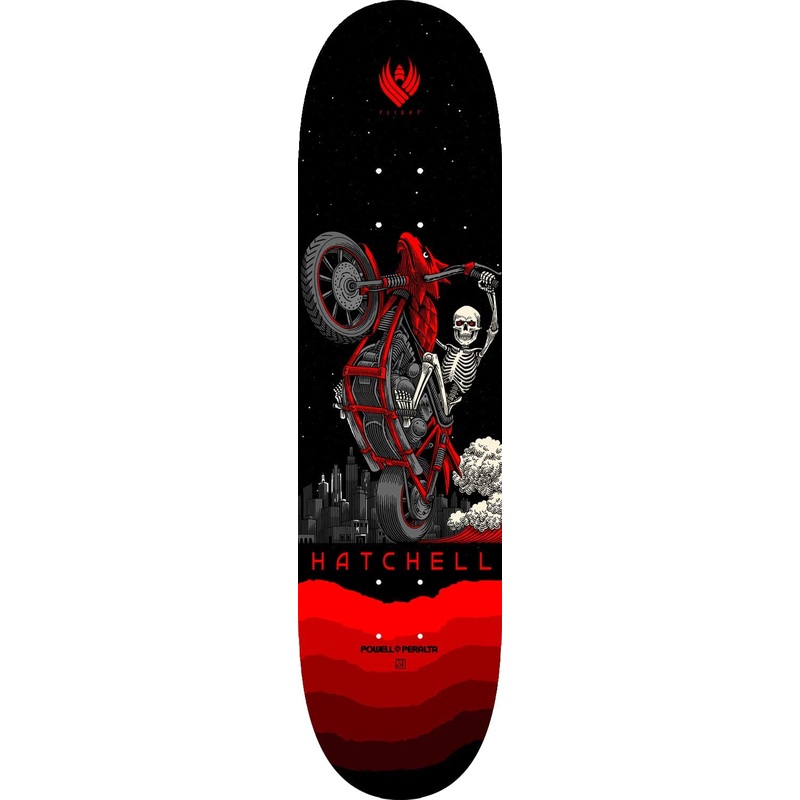 Powell Peralta Ben Hatchell Moto FLIGHT Skateboard Deck 8.5
