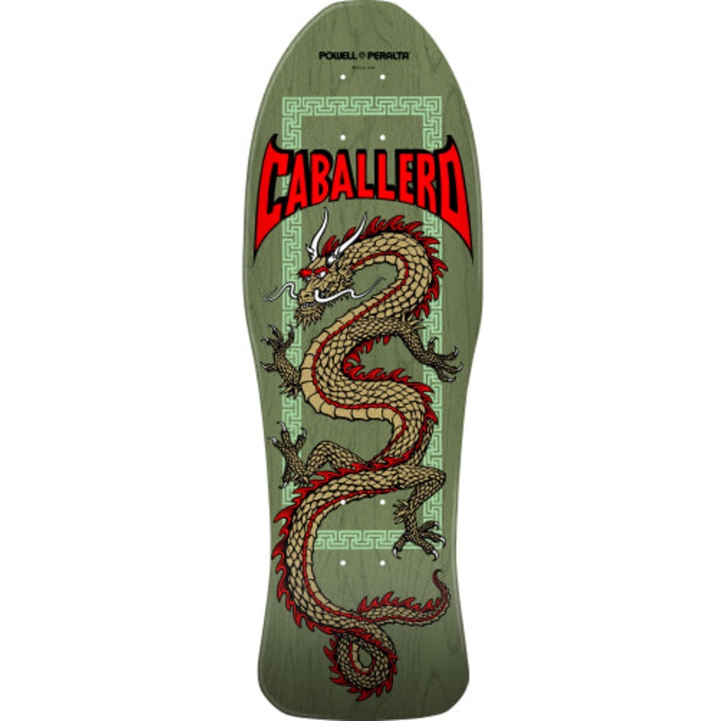 Powell Peralta Steve Caballero Chinese Dragon Sage Green Reissue Skateboard Deck 10.0″ 10.0″