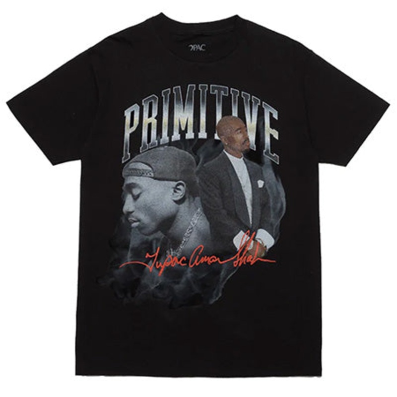 Primitive Skateboarding Primitive x Tupac Legend T Shirt Black Large