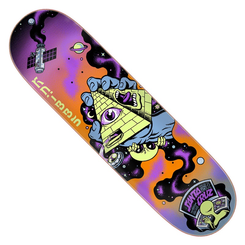 Santa Cruz Jereme Knibbs Invasion Hand Deck Multicolor 8.5 x 31.6 WB:14