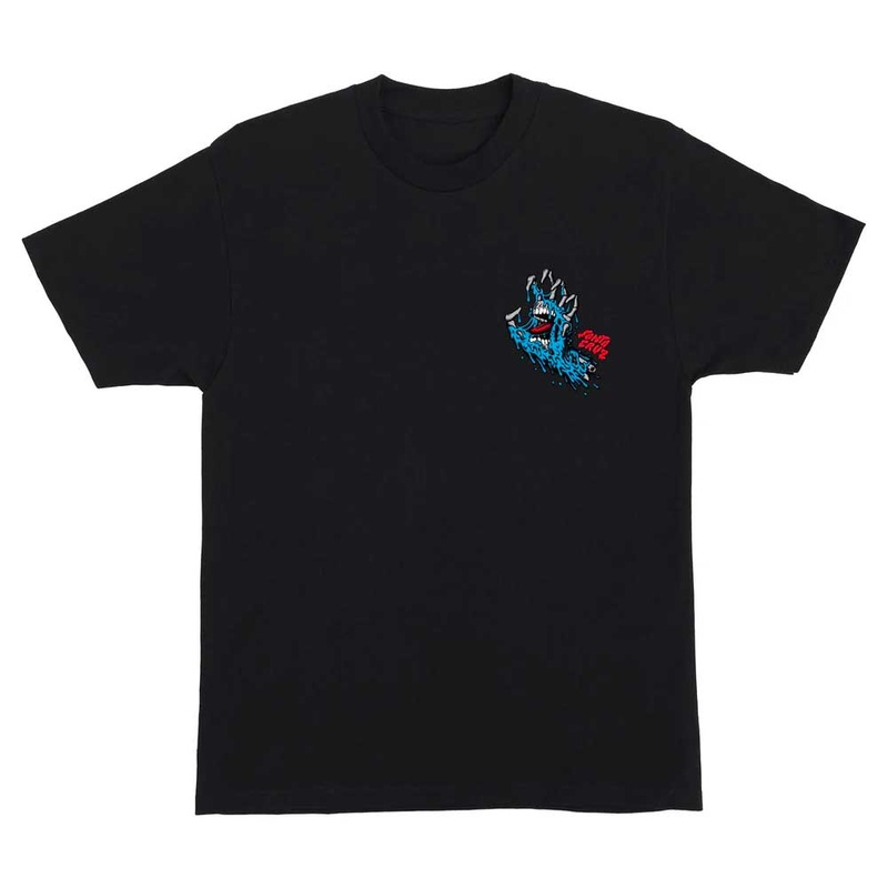 Santa Cruz Melting Hand Premium Short Sleeve T-Shirt Small Black