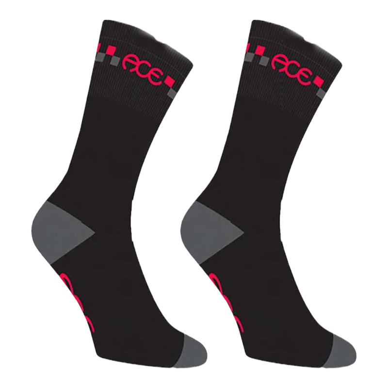Ace Trucks Rally Crew Socks – Black OS