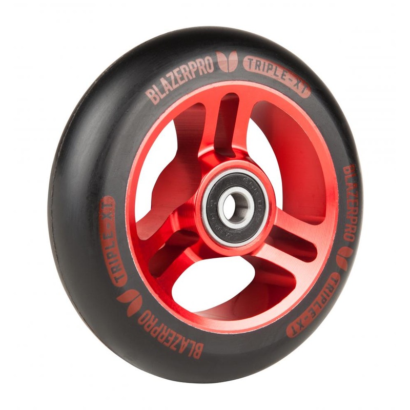 Blazer Pro – 100mm – Triple XT Scooter Wheel – Red/Black