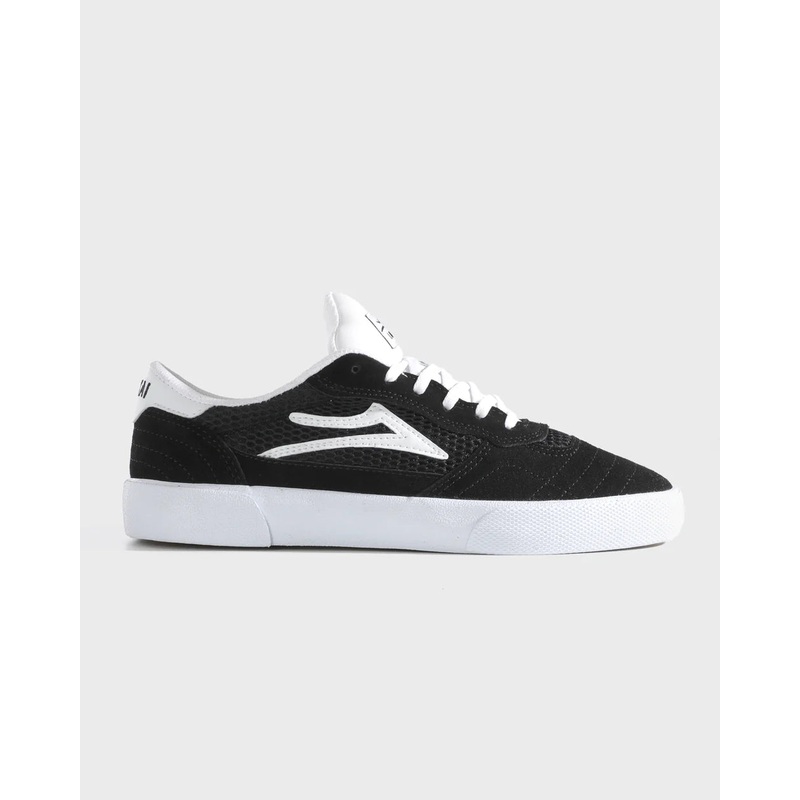 Cambridge Black/White Suede 5