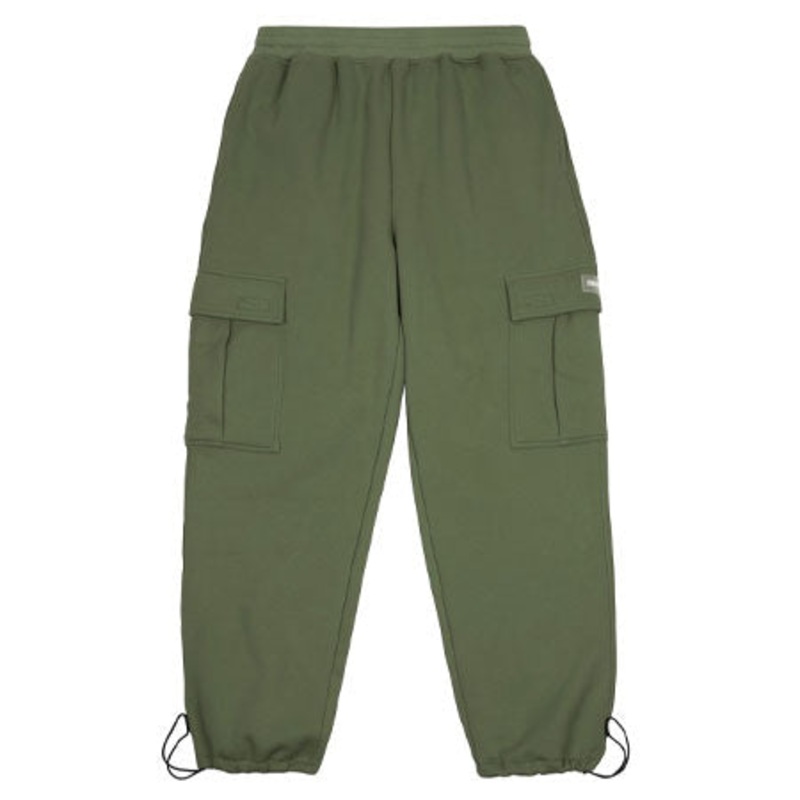 Dime Cargo Sweatpants Military Green Large