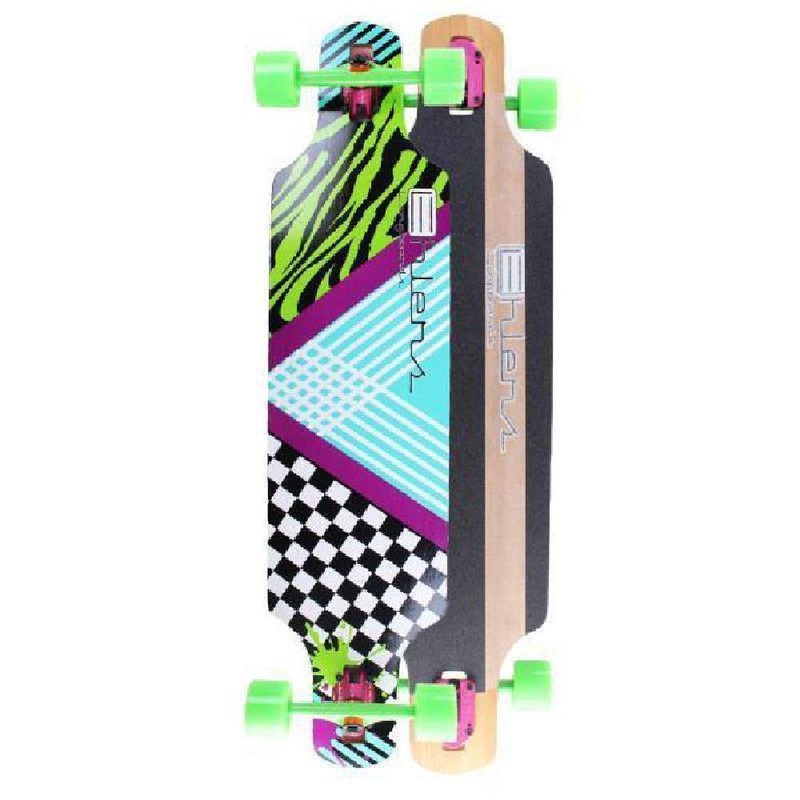 Ehlers Party Rock Drop Through Bamboo  40″ Longboard Complete