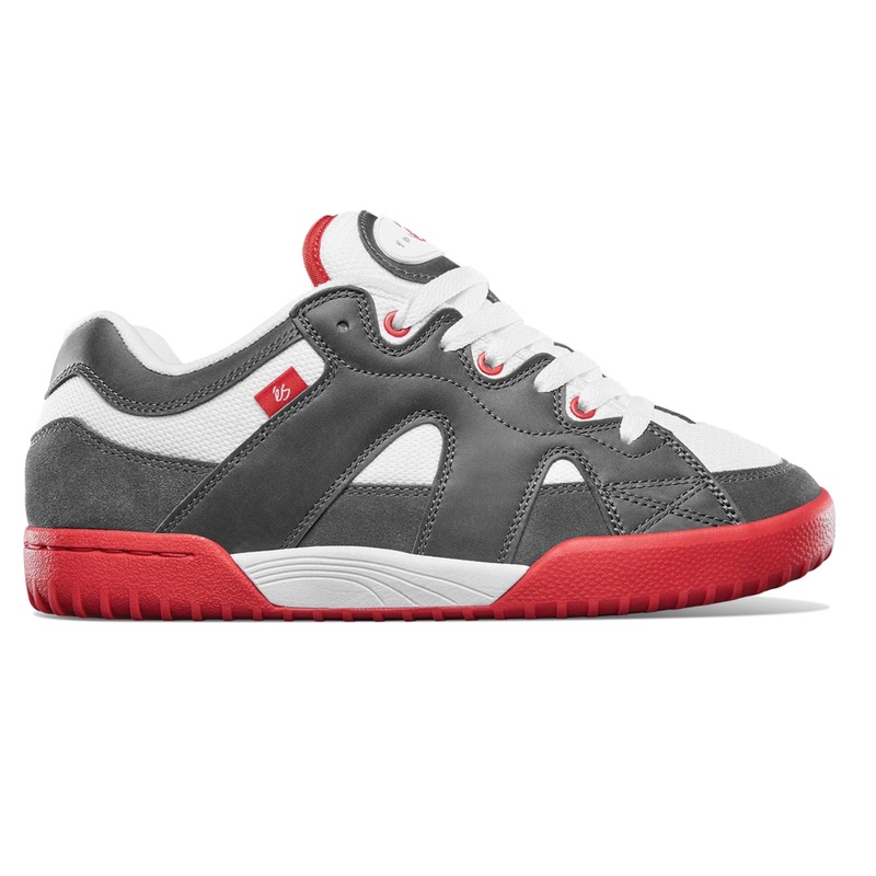 Es 197 WHITE/GREY/RED 9.5