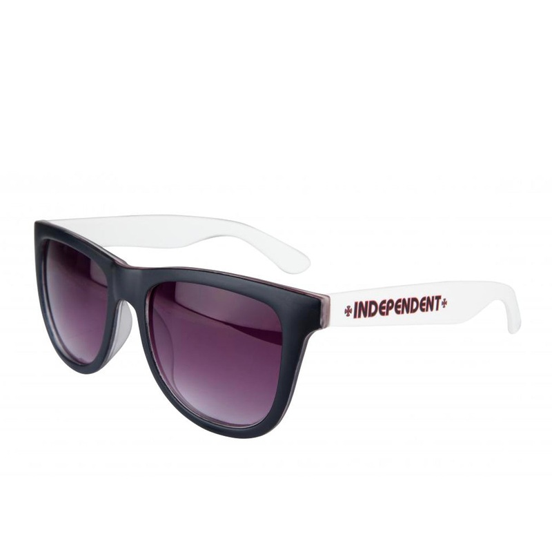 Independent Bar/Cross Sunglasses – Black / White