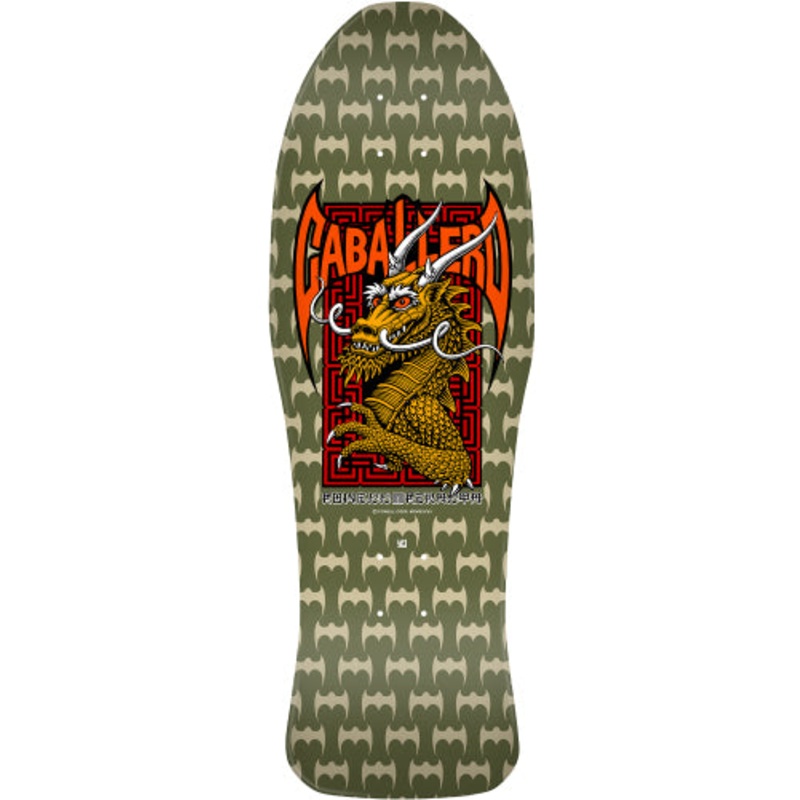 LIMITED Powell Peralta Bones Brigade Series 13 STEVE CABALLERO Dragon & Bats Green Deck 9.95″